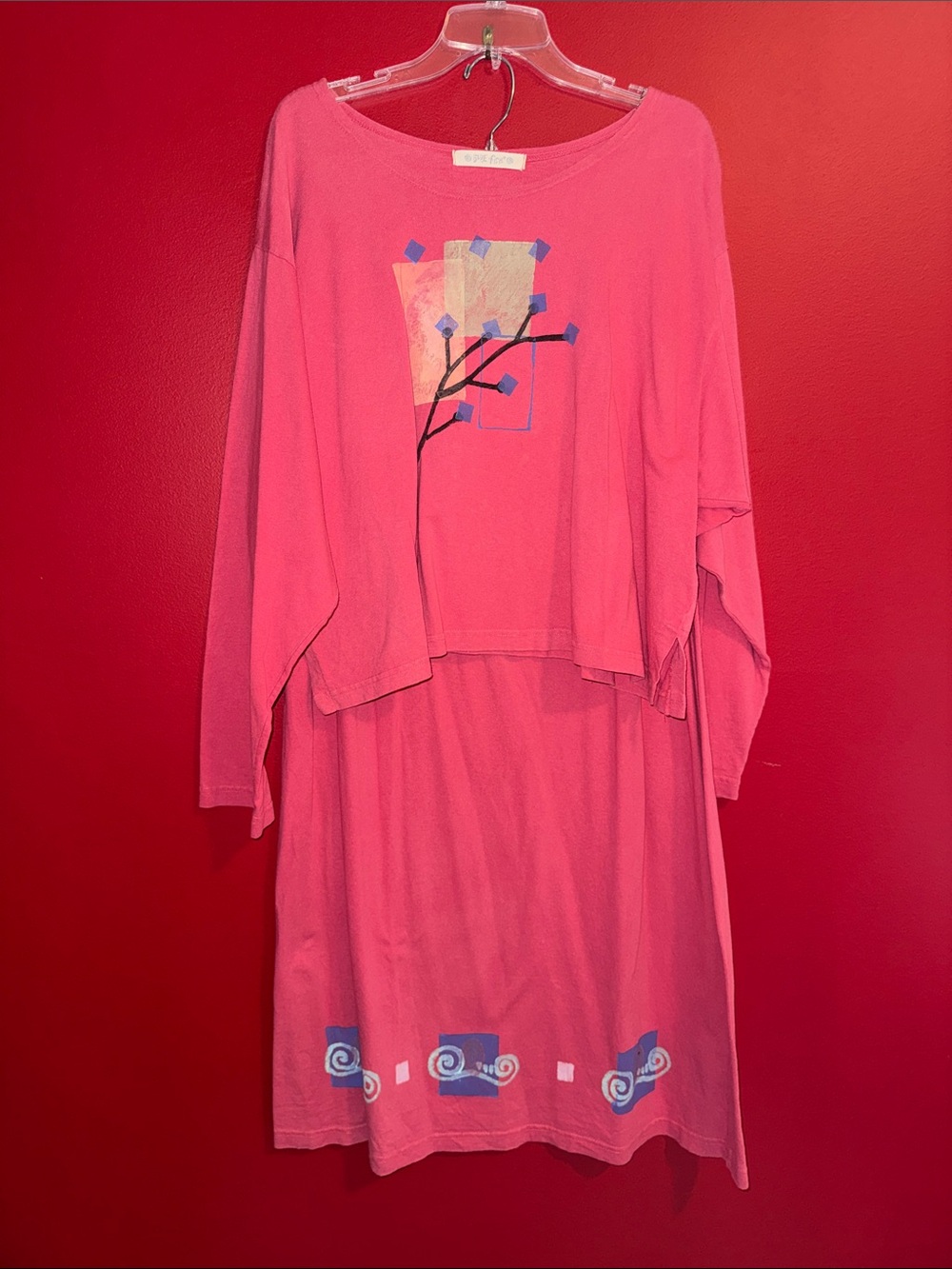 Bluefish 2 Piece Maxi Skirt & Long Sleeve Top Set- Organic Cotton